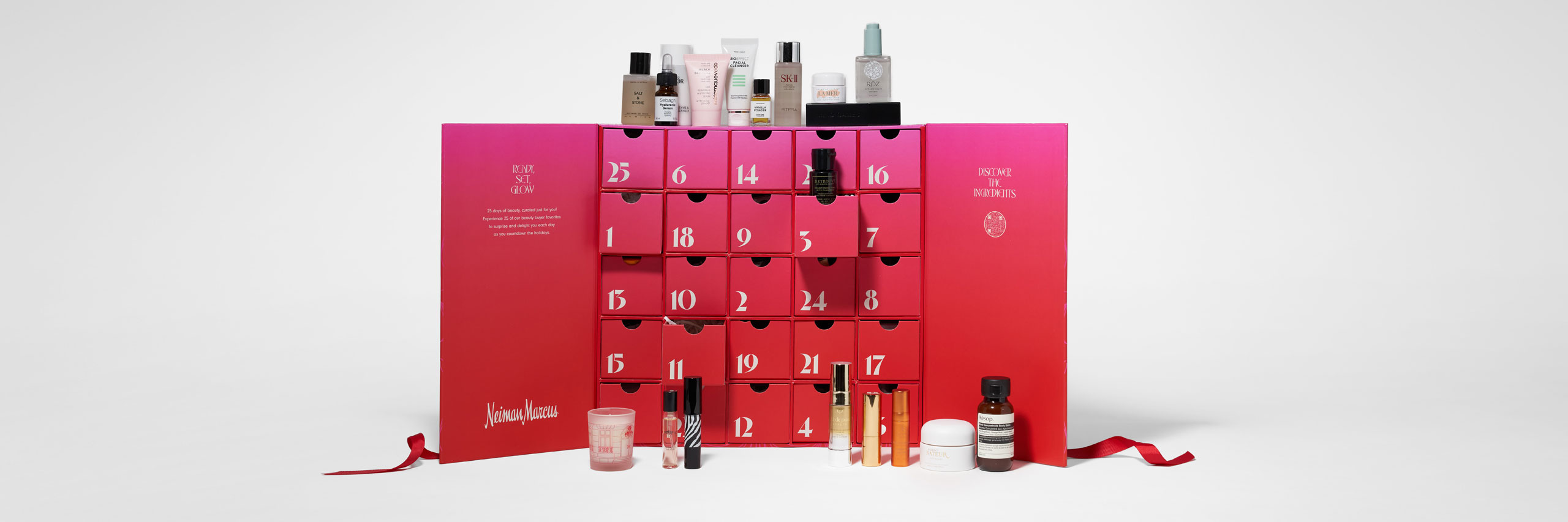 advent calendar packaging from Neiman Marcus