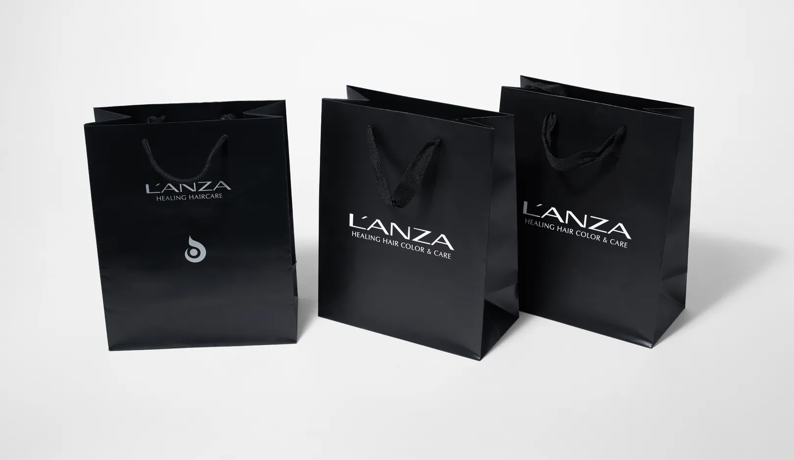 Lanza Healing Haircare Paper Bags