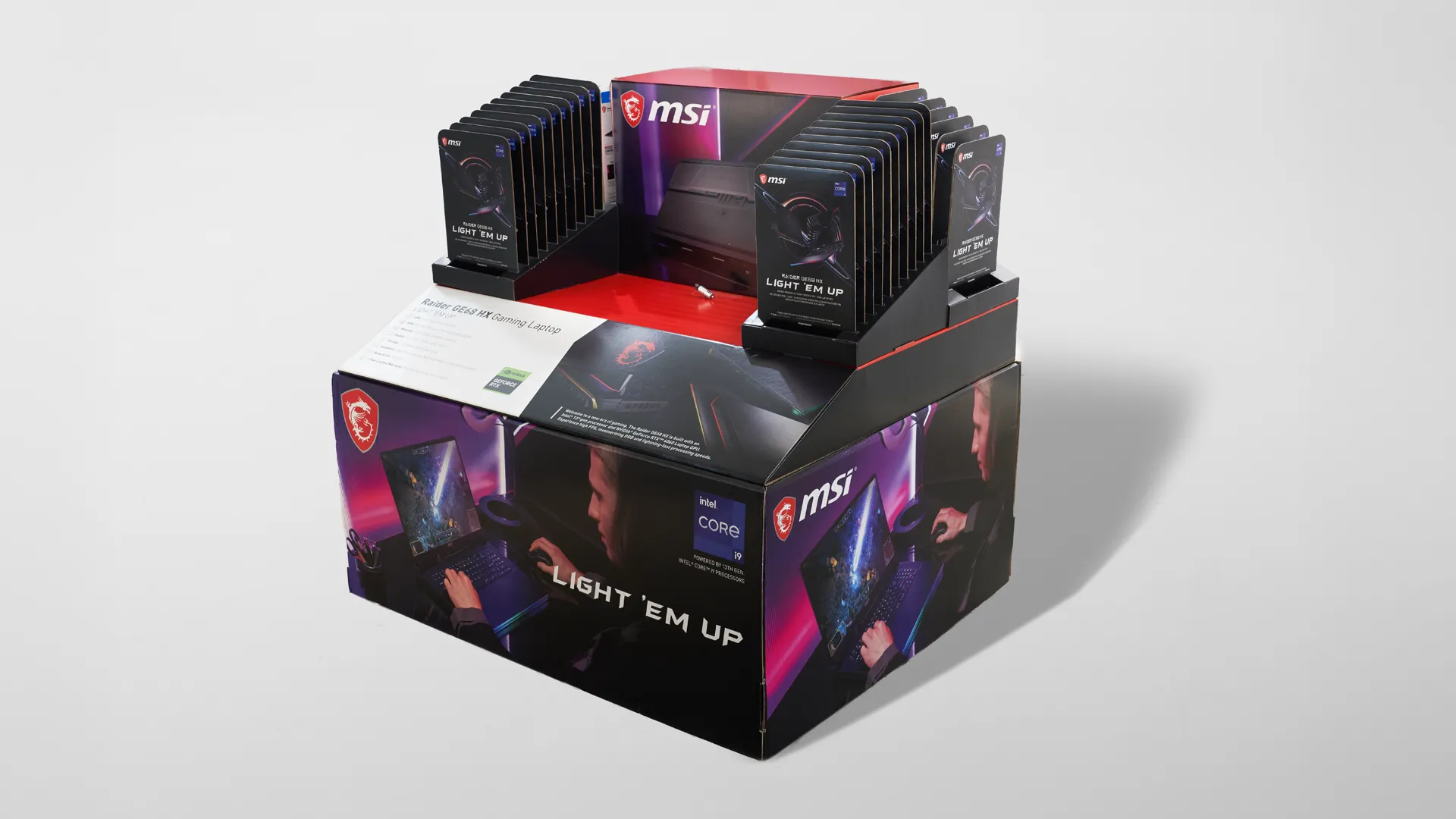 an image showing an msi gaming product display