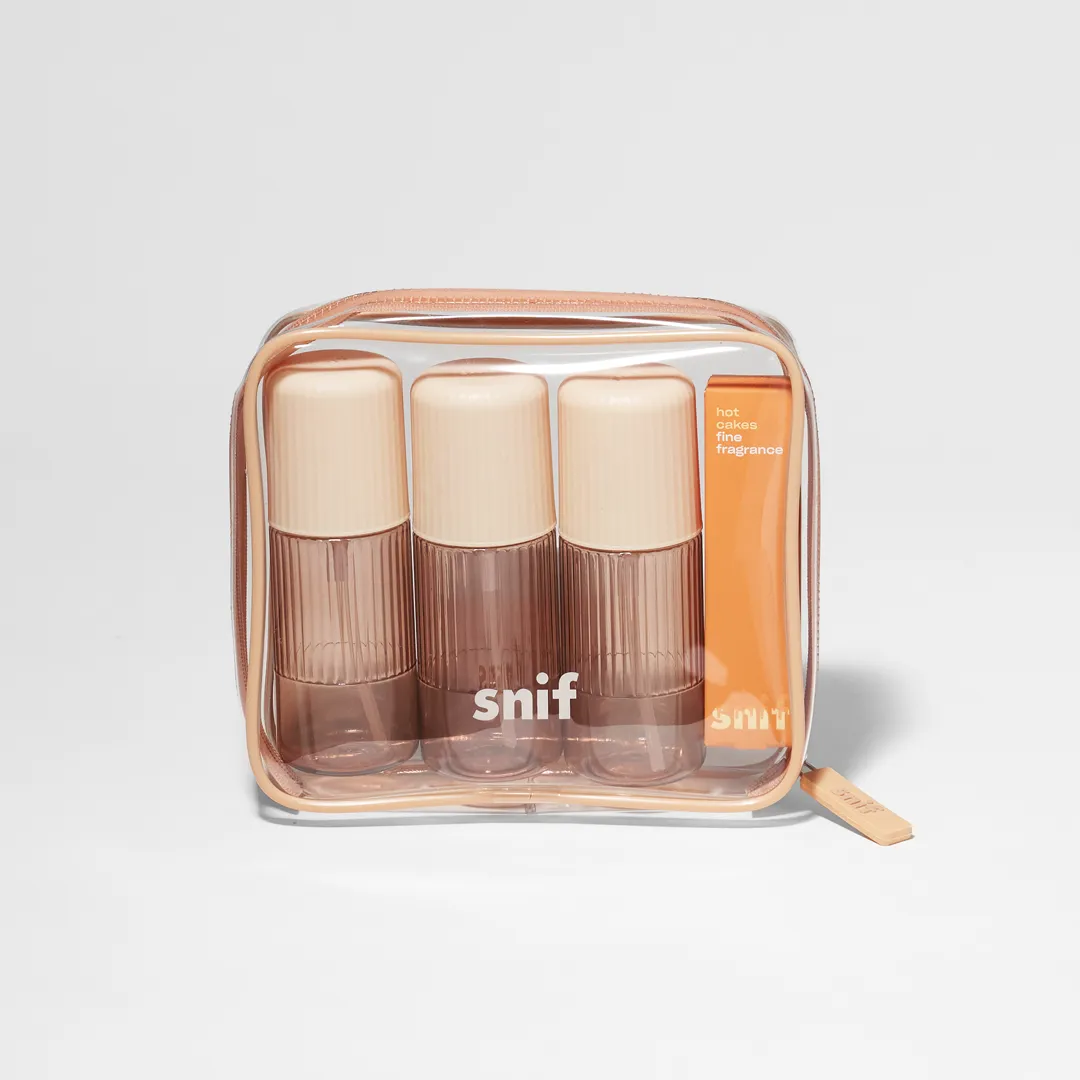 an image showing a clear plastic packaging filled with snif products