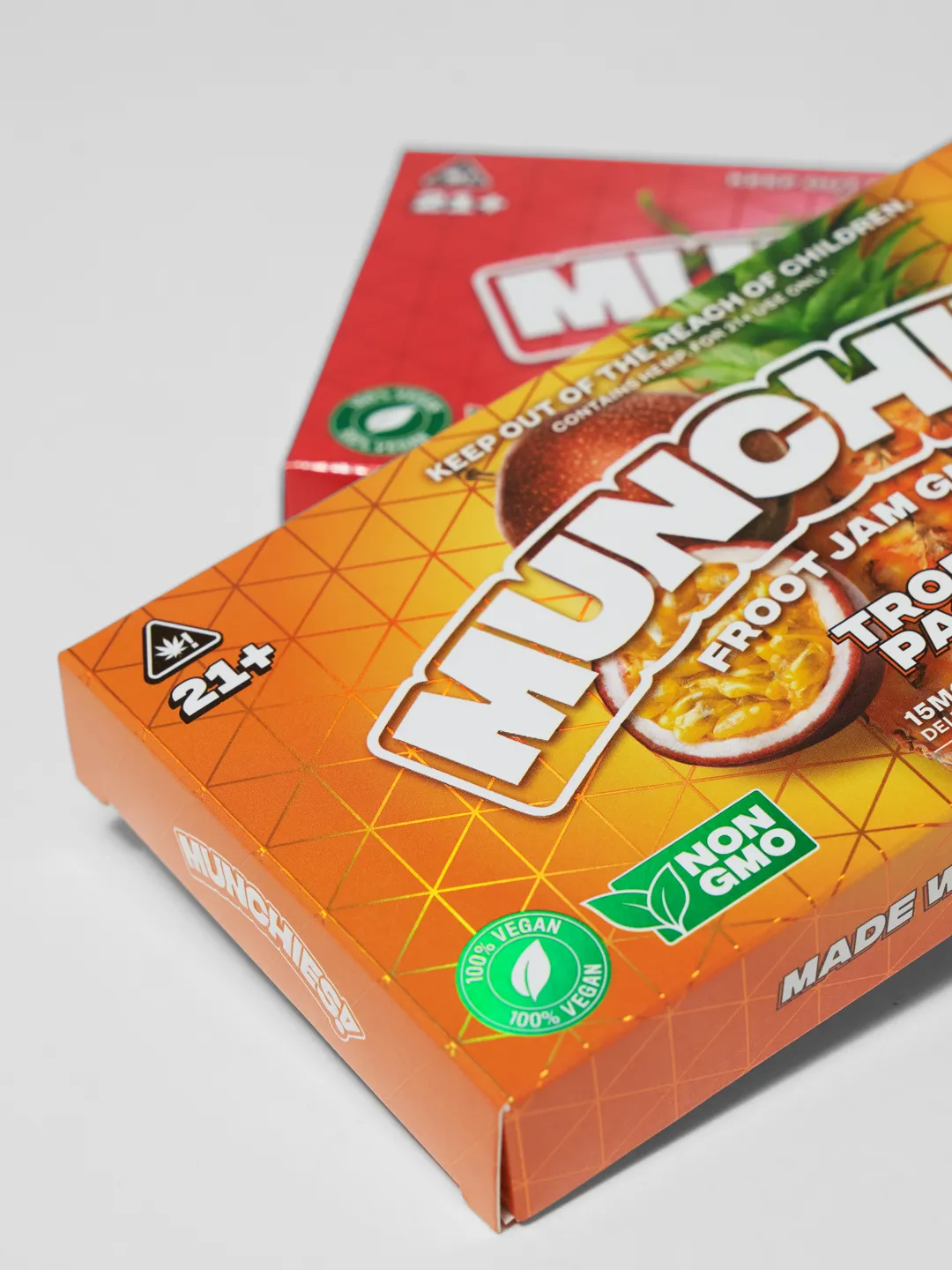 an image of munchies froot jam packaging